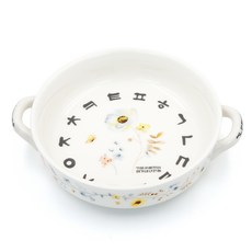WEBSELL 韓文餐具Kikik鍋 15cm, Clova White, 1個