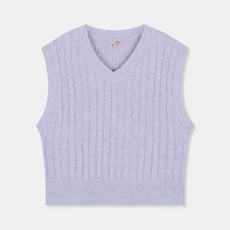 스파오 울블렌드 케이블 베스트 니트조끼 GW SPKVC49U12