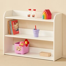 YEDAUM 兒童用低款教具櫃 3層, 白色