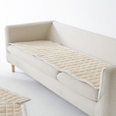 La Pomme Cozy鬆餅格紋超細纖維沙發墊