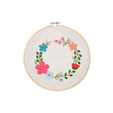 簡易花環刺繡材料組 n85 20cm, 男女通用