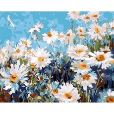 아이엠미니 DIY 명화그리기 별빛 무드등 패키지 30 x 40 cm, 데이지 꽃밭, 1개