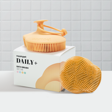 vuumpet 寵物沐浴軟式矽膠刷, 1個, 橘色