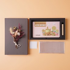 morningscent 서프라이즈 반전 현금 기념일 프리저브드 미니꽃 용돈통장, 시크릿 용돈예금, 1개