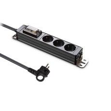 Hyundai Electric 伺服器用 鋁製高容量3孔延長線 HDSVAL-GN315T, 1.5m, 鈦灰色, 1個