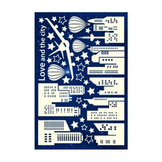 환타스틱스 야광별 스티커 러브앤더시티 NS-56, 혼합색상, 5세트