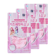 AB+ ATEX Secret Jouju孩童印花口罩 3入+固定扣 6入組