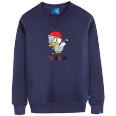 L.LAMO 男女通用 刷毛M 高爾夫鴨 圓領衛衣