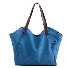 女款寬版帆布肩背包