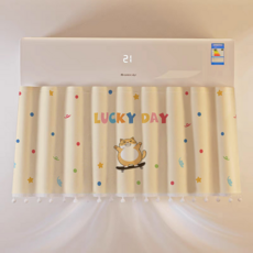 릴리픽 모던 에어컨 가리막 커튼 130 x 40 cm, 1개, 보드고양이