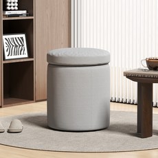 소하임 베이직 수납 스툴, 그레이, 1개