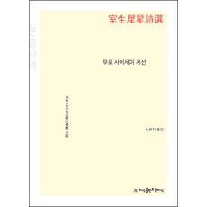 무로 사이세이 시선(큰글자책), 지식을만드는지식