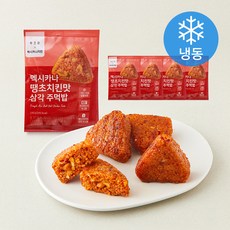 바르닭 멕시카나 땡초치킨맛 삼각 주먹밥 (냉동), 100g, 5개