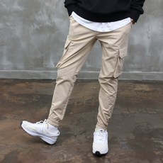 CONFIAR 男款刷毛防水工裝束口褲 TC7407W