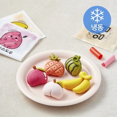 쌀이랑놀자 베이직 과일반달떡 세트 140g (냉동), 1세트, 1개입