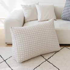 LINTTON 馬卡龍三角背墊桃皮, 米色