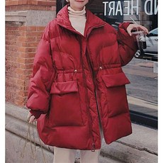 루나글램 임산부 스탠드 업 칼라 다운 패딩 sgx361