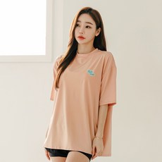 Tubetree 女式短袖寬鬆版型皮疹防護上衣 B7204