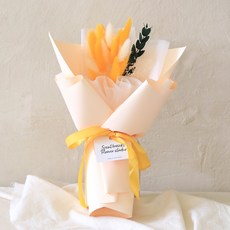 ScentBasket 兔尾草永生花束, 黃色