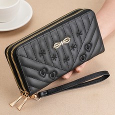 마더브띠 여성용 큐티 패션 자수 클러치 장지갑 MH246