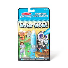 Melissa&Doug 瑪莉莎 幼兒冒險神奇水畫冊 MD9317, 混合色, 1個