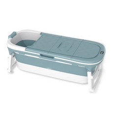 折疊式簡易浴缸 M, 藍色, 1個