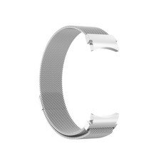 STAR SHIELD Galaxy Watch Classic 翼型米蘭尼斯環金屬錶帶 20mm, 銀色, 1個