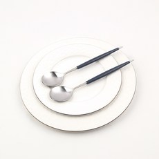 Bogen Montblanc 可愛餐具湯匙, 藍色, 2個