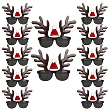 派對朋友魯道夫聖誕眼鏡, 混和色, 12個