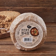 맑은물에 청국장, 1kg, 1개