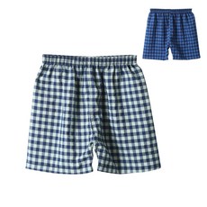 KerriLucy 童款色紗格紋5分睡褲 2件