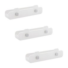 앤티스 래피스 접착식 냄비뚜껑 거치대, 화이트, 3개