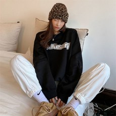 피어니스트 풀오버 오버핏 맨투맨