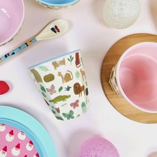 rice 幼兒杯 中, 1個, 動物園藍色, 270ml