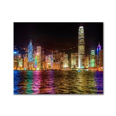 ADICO 寶石十字繡 DIY 套組 50 x 40 cm, 城市夜景 BH40