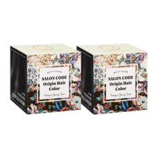 Jenny House Salon Code 起源染髮劑, 濃咖啡棕色, 2個