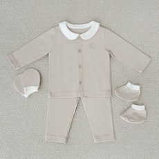 BABY&I 嬰幼兒用生物水洗內衣 + 手套 + 腳套套裝