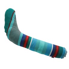 Origo 條紋長條身體抱枕, 綠色