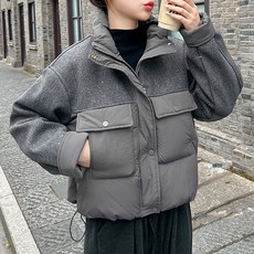 Dotif 女款Mixy口袋鋪棉外套