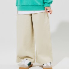 바브키즈 절개 면 팬츠