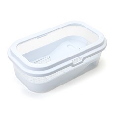 Green World 烏龜開放式飼養箱 M 白色, 1個