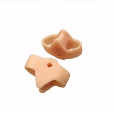 Naeumdareum雙環腳趾套 白色 2入, 1個