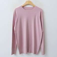 엔비룩 여성용 바엔드 라운드 니트