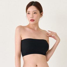글램공감 포밍 논슬립 오프솔더 골지 튜브탑 끈없는브라