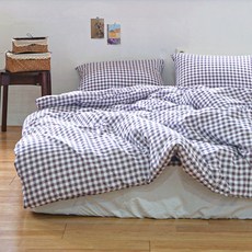 Lucidsleep Dream格紋無塵四季無縫被子寢具組