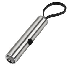 Kumau優雅的攜帶式手電筒 395紫色, 銀, 1個