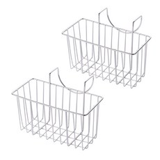 MONACO OLIVE 水槽懸掛式不鏽鋼置物籃, 銀色, 2個