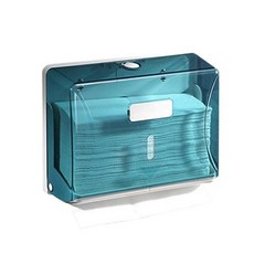 Living Duo 辦公室商務廁所手巾衛生紙衣架, 藍色, 1個