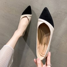 星光色調尖頭平底鞋