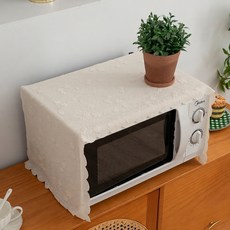 알럽홈 컨트리 스타일 전자레인지 커버 L261-207, TYPE4(L261-207T410), 1개